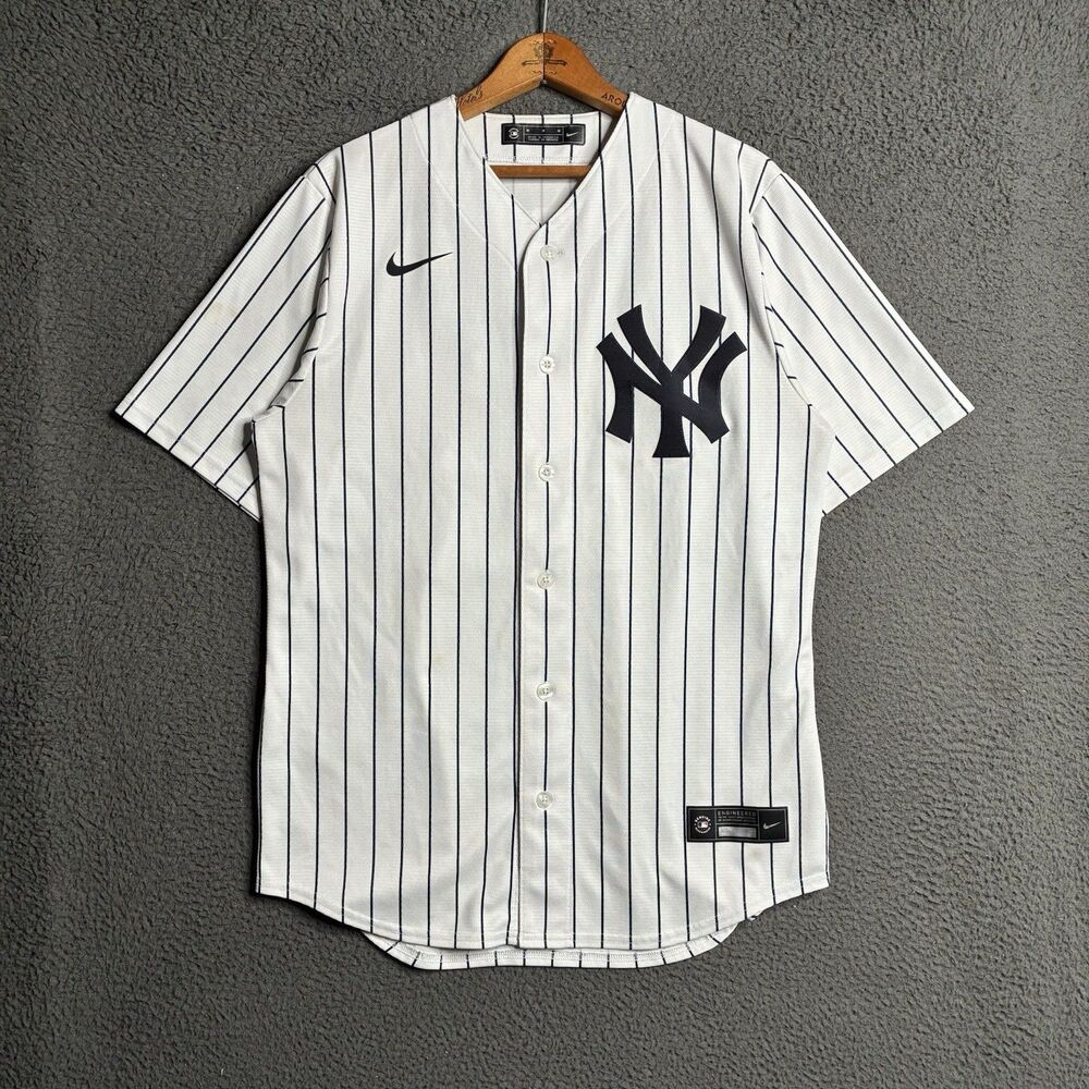 New York Yankees Aaron Judge Nike White Home Limited Player Jersey Size Medium